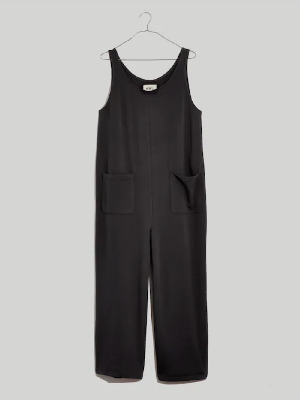Madewell Superbrushed Pull-On Jumpsuit in color brushed coal- size Xs - Picture 4 of 7